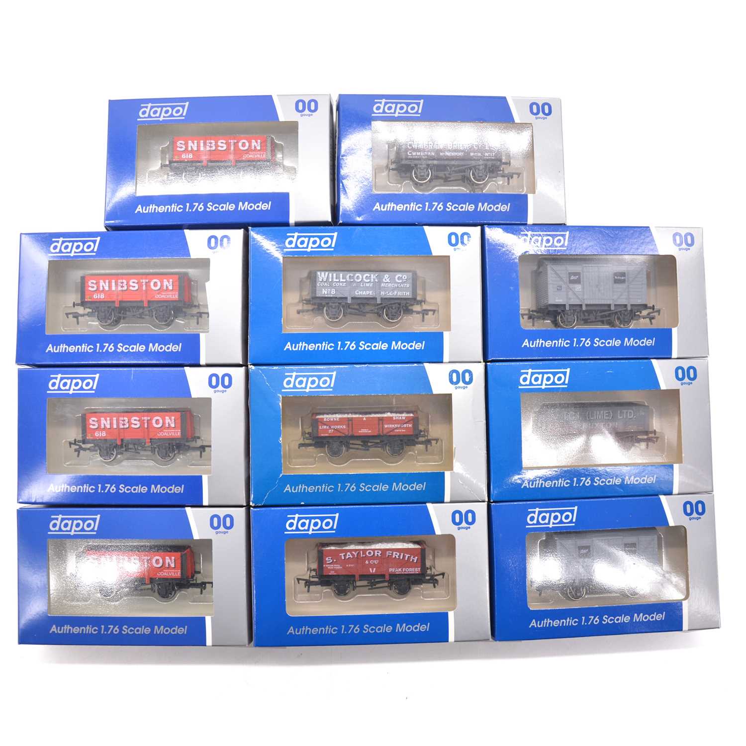 Lot 229 - Eleven Dapol OO gauge model railway wagons