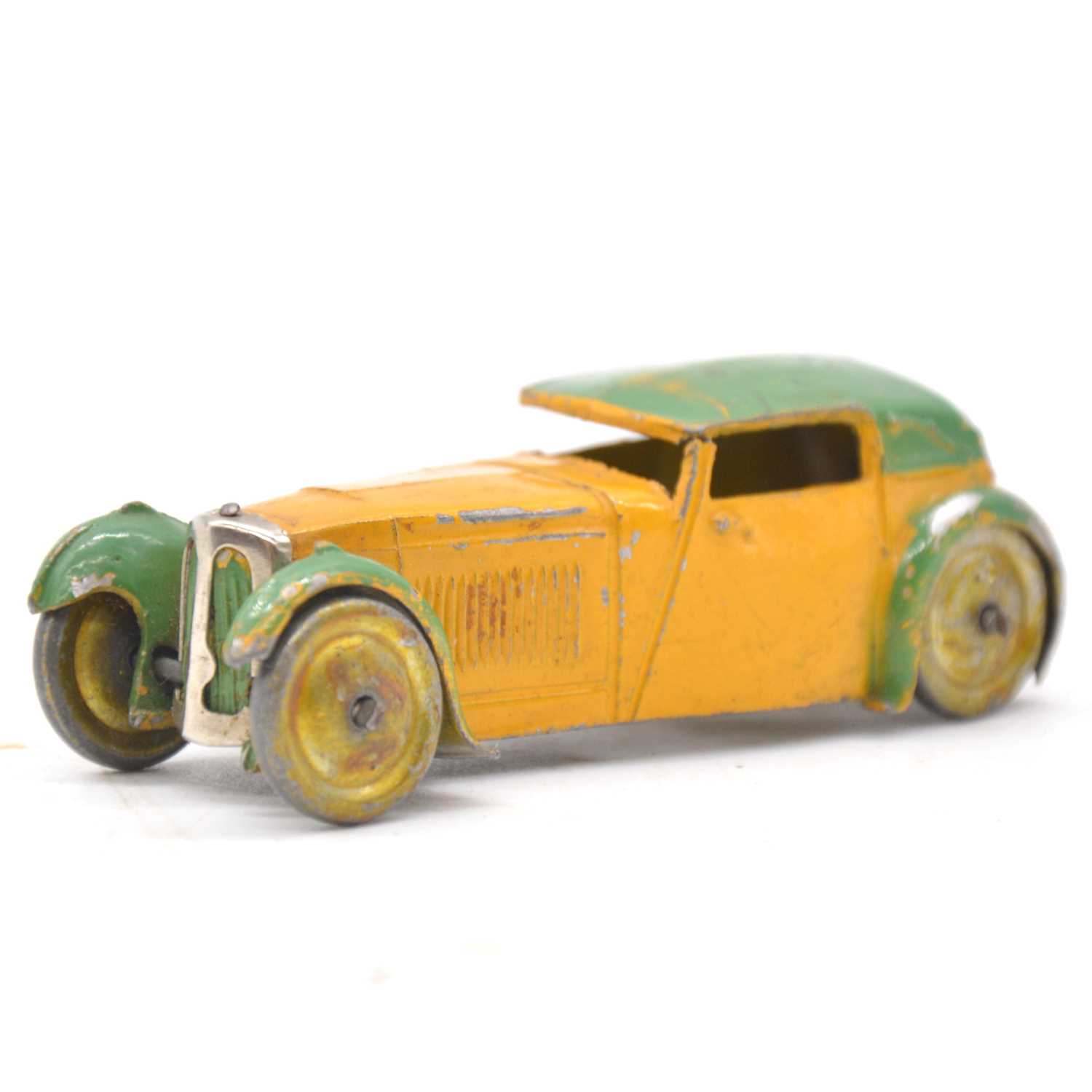 Lot 1060 - Dinky Toys pre-war ref 22b closed sports coupe, 1st type