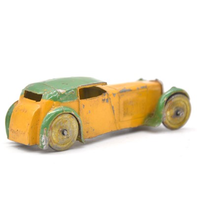 Lot 1060 - Dinky Toys pre-war ref 22b closed sports coupe, 1st type
