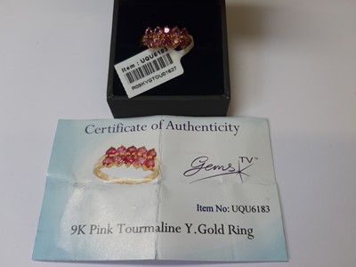 Lot 124 - Eighteen modern gemset 9 carat gold rings.