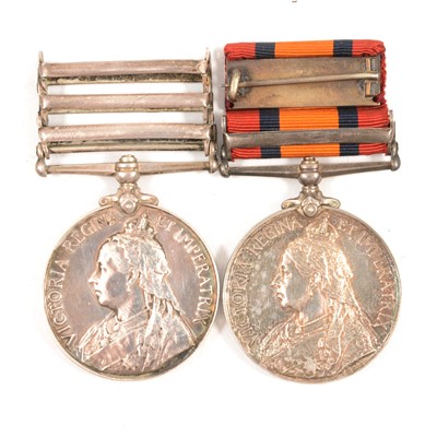 Lot 281 - Two Victorian South African Boer War Medals.