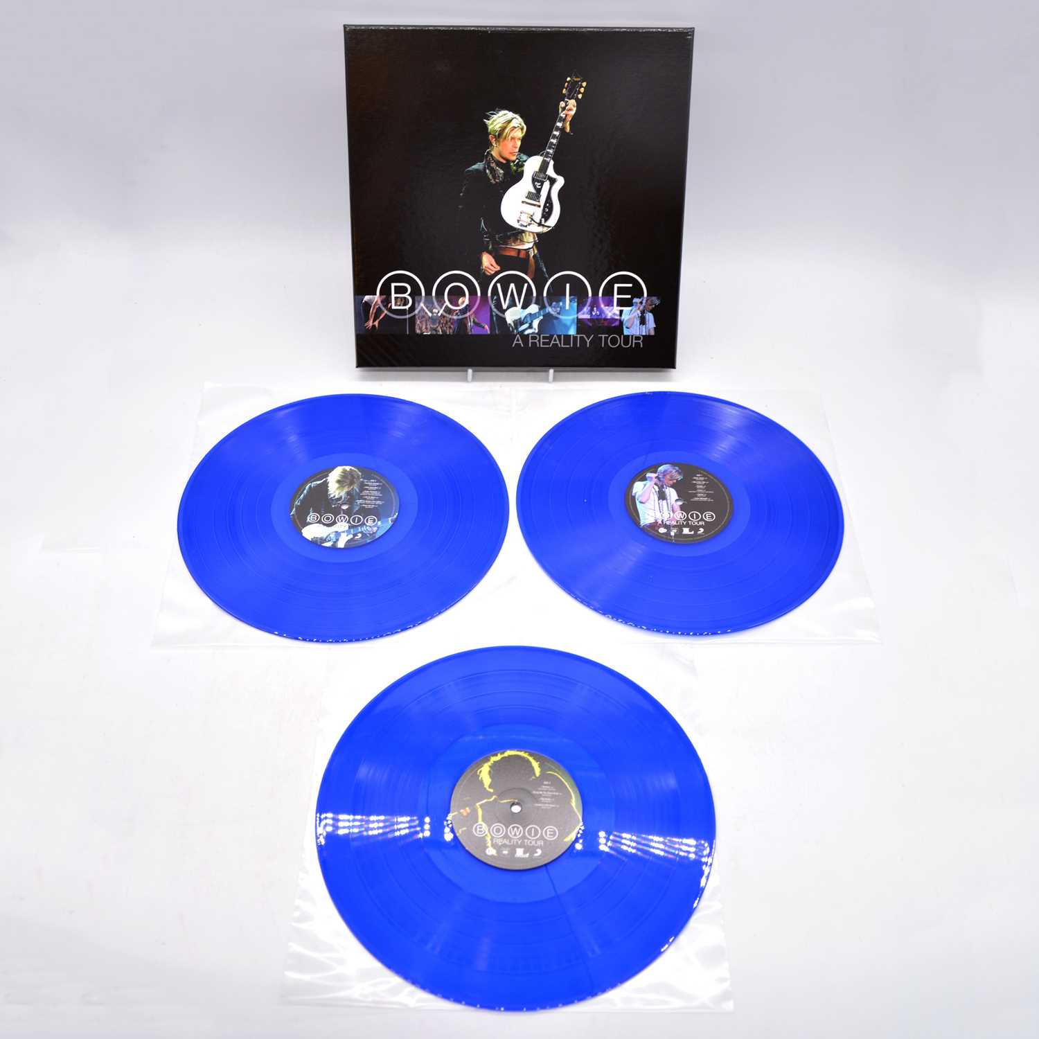 Lot 70 - David Bowie 3x vinyl record boxed set, A Reality Tour
