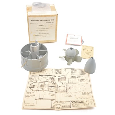 Lot 450 - K&B 9100 7.5cc engine, new in box, with Turbax fan unit