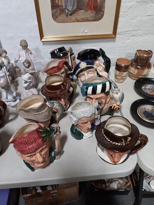 Lot 22 - Collection of Royal Doulton character jugs