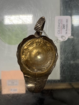 Lot 265 - George III silver cream jug