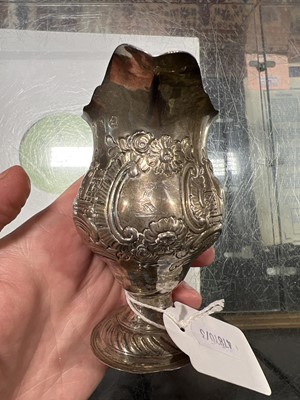 Lot 265 - George III silver cream jug