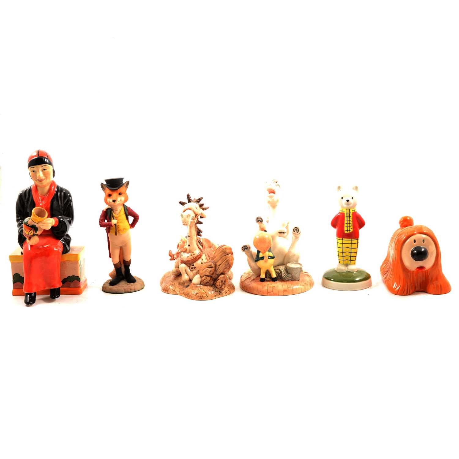Lot 26 - Six modern collectable ceramic figurines