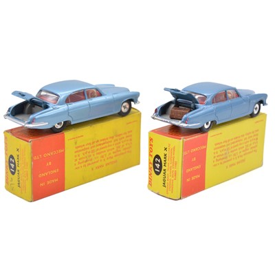 Lot 7 - Dinky Toys die-cast models, two including 142 Jaguar Mark X