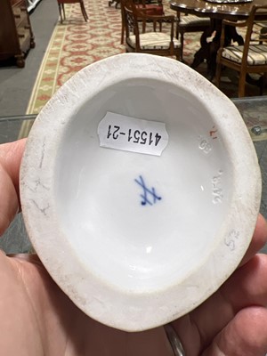 Lot 11 - Meissen porcelain group, Winter