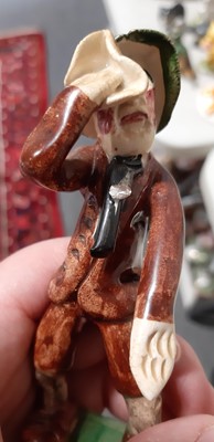 Lot 46 - Will Young for Runnaford Pottery, a collection of fourteen Widecombe Fair figures