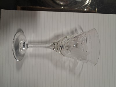 Lot 62 - Royal Brierley Crystal glassware, Ronald Stennett Wilson Wedgwood decanter, boxed plated dish