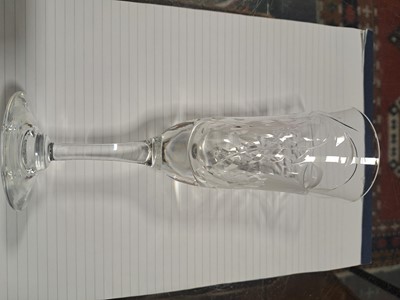 Lot 62 - Royal Brierley Crystal glassware, Ronald Stennett Wilson Wedgwood decanter, boxed plated dish