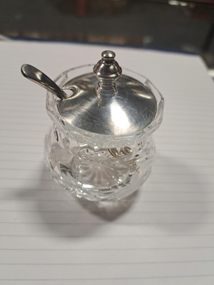 Lot 62 - Royal Brierley Crystal glassware, Ronald Stennett Wilson Wedgwood decanter, boxed plated dish