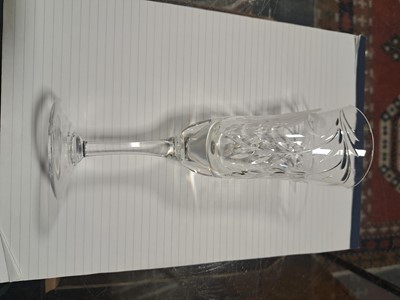 Lot 62 - Royal Brierley Crystal glassware, Ronald Stennett Wilson Wedgwood decanter, boxed plated dish