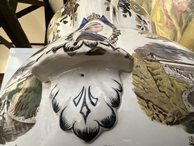 Lot 17 - Victorian pottery oversized jug