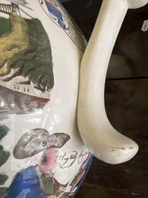Lot 17 - Victorian pottery oversized jug