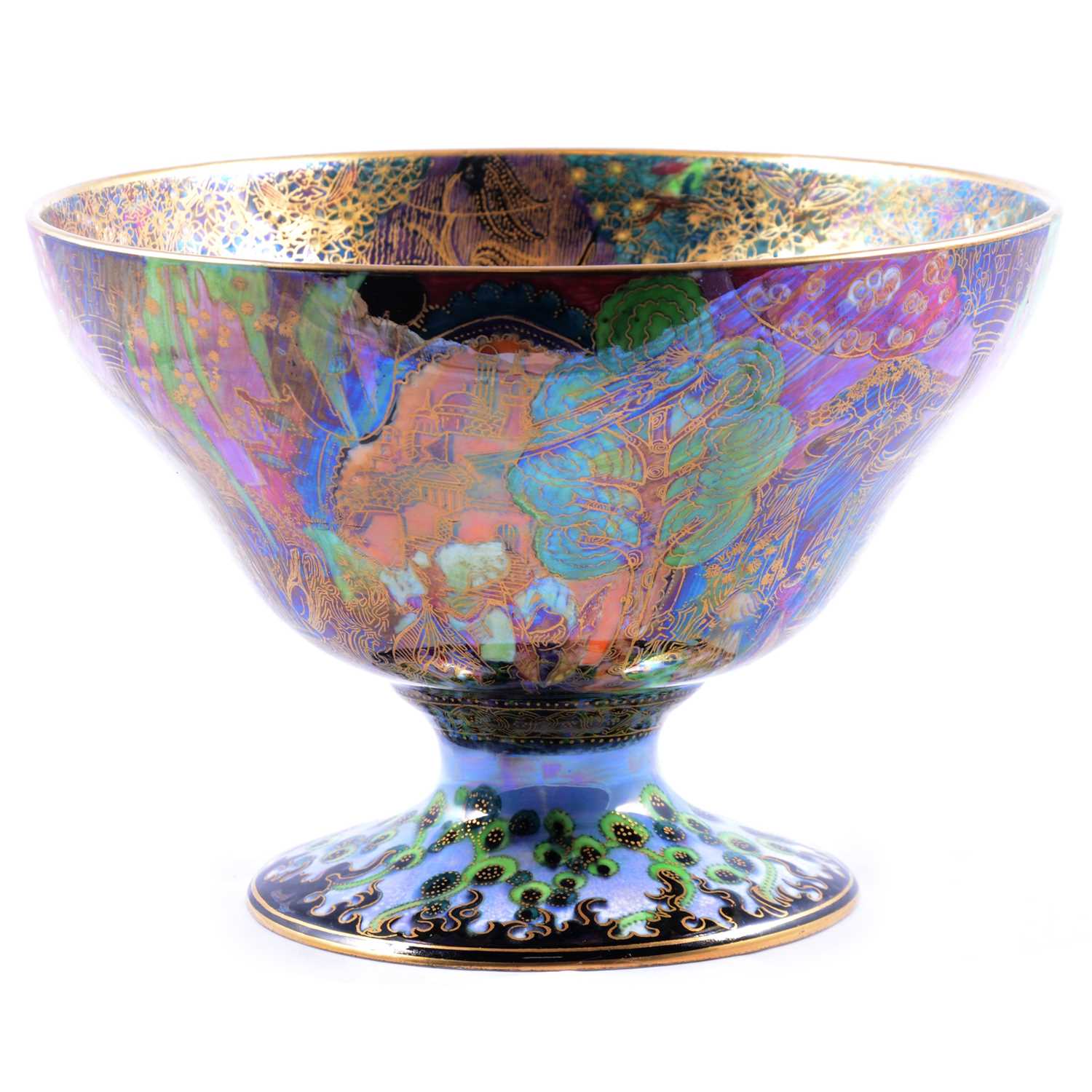 Lot 35 - Daisy Makeig-Jones for Wedgwood, a Fairyland Lustre Melba centre bowl