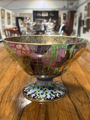 Lot 35 - Daisy Makeig-Jones for Wedgwood, a Fairyland Lustre Melba centre bowl