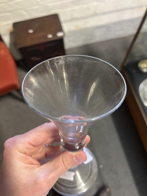 Lot 3 - Balustroid wine glass, circa 1730
