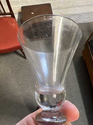 Lot 3 - Balustroid wine glass, circa 1730