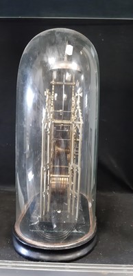 Lot 233 - Victorian brass skeleton clock