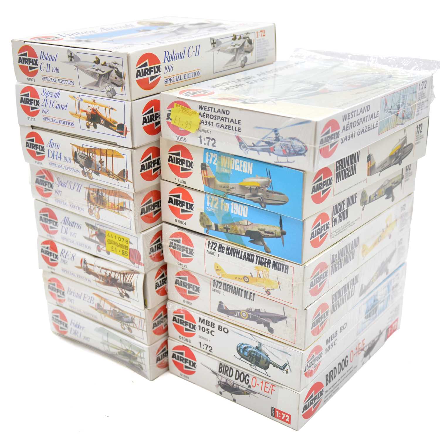 Lot 78 - Fifteen Airfix 1/72 scale aircraft kits, boxed