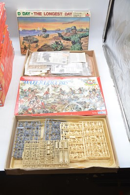 Lot 88 - Eight ESCI 1/72 scale model dioramas, boxed