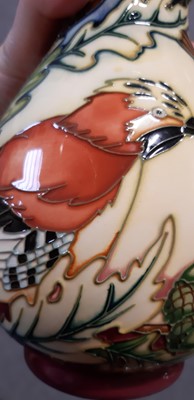 Lot 132 - Philip Gibson for Moorcroft Pottery, 'Ingleswood' pattern vase