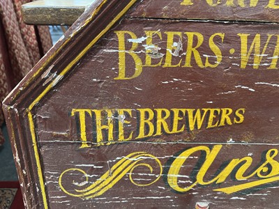 Lot 493 - Ansells Brewery sign