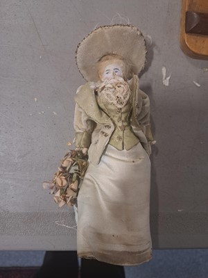 Lot 236 - Late 19th century Continental doll Bridal Party