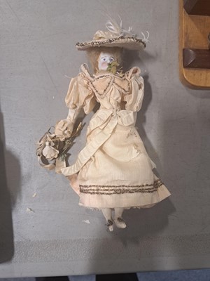 Lot 236 - Late 19th century Continental doll Bridal Party