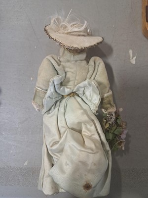 Lot 236 - Late 19th century Continental doll Bridal Party