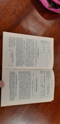 Lot 214 - Wisden Cricketers' Almanack 1943, and other cricket-related booklets.