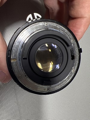Lot 243 - Nikon F3 camera, various lenses, filters and accessories.
