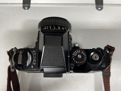 Lot 243 - Nikon F3 camera, various lenses, filters and accessories.