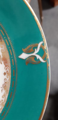Lot 203 - Minton part tea and coffee set and Samuel Allcock part dessert service.