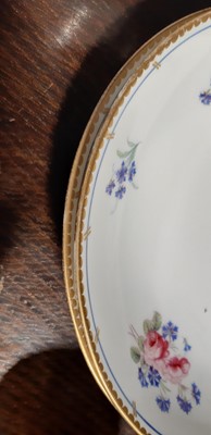 Lot 203 - Minton part tea and coffee set and Samuel Allcock part dessert service.